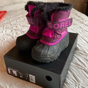 Toddler girls sorel snow boots